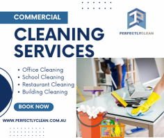 Perfectly Clean is the leading commercial cleaning company in Melbourne, offers top-notch solutions for businesses of all sizes. Our dedicated experts ensure every nook and cranny is flawlessly clean, providing a healthy and inviting environment. As a trusted name in the industry, we provide the best commercial cleaning services in Melbourne with unmatched quality, efficiency, and customer satisfaction.

https://www.perfectlyclean.com.au/commercial-cleaning-services-in-melbourne
