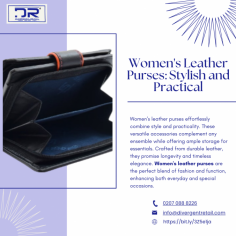 Discover our exquisite collection of women's leather purses, designed to complement your style and enhance your everyday elegance. Crafted from the finest leather, our purses blend fashion with functionality