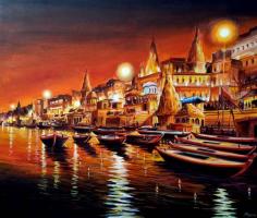 Varanasi Ghat Painting

Explore the mesmerising beauty of Varanasi Ghat through The Form Art’s collection of Varanasi ghat paintings. With different mediums, the artists will transport you to the city’s timeless traditions. The paintings depict the vibrancy of the boats on the shore and the magnificent architecture of the buildings. The ghats look enchanting during the night with bold and vibrant colours and serene during the morning. Experience this beautiful collection on TheFormArt.com.  

Visit Us: https://theformart.com/entire-collection/by-collection/varanasi-ghats.html