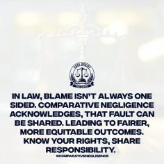 Stepping into the legal world? Here's why you need to understand 'Comparative Negligence.' It's a principal in tort law, that modernizes how fault is determined. Gone are the days of one-sided blame, with absolute fault or harsh contributory negligence rules.

Enter Comparative Negligence, the equitable approach to shared responsibility. It acknowledges that both parties can contribute to an incident. Allocating liability in a fair proportionate manner.

Two main types dominate U.S. law: 'Pure' and 'Modified.' In 'Pure,' you can claim damages even if you're 99% at fault! 'Modified' requires the defendant to be at least 50% or 51% at fault.

Why is this important? Mostly because it influences everything from settlement negotiations to courtroom strategies. Legal professionals often use it to tailor defense or plaintiff strategies, making expert guidance crucial.

Get informed, be prepared and ensure a balanced fight in court. Comparative negligence is your key, to unlocking more equitable resolutions in the legal world.

For further details on comparative negligence in the state of Oklahoma, Arizona, Pennsylvania, Missouri and more. Be sure to send us a message or visit our website.

@caseassist

Reference(s):

1. Emily Lynch Morissette, Aspen Publishing / Wolters Kluwer (2020), Personal Injury and The Law of Torts for Paralegals. (5th ed.), p. 128-134. ISBN 9781543810837

*Note: Through the rulings in higher courts (including federal decisions), the passage of new legislation, ballot initiatives etc. Laws governed by the state are always subject to change. While we work hard to offer the most up to date details as possible. We highly recommend consulting with an attorney or conducting your own legal research, to confirm the law(s) within your state.