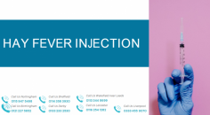 Injection is administered at the top of the buttock and starts working almost immediately and typically ‘kicks in’ anywhere from one to forty-eight hours after administration.

Know more: https://www.hayfeverinjection.com/
