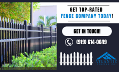 Hire the Best Fence Company Today!

Enhance your property's security and aesthetics with the best fencing company in Raleigh. Atlantic Fencing deliver top-quality fences, personalized designs, and professional installation services. Rely on our experience and exceptional craftsmanship to bring your fencing vision to life. Opt for the most trustworthy - choose our fencing company for your property.

