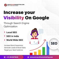 Best SEO Company in Calgary - Verve Online Marketing helps you rank your business site on Google and other SERPs so people can easily reach out to you. Stand Top On SERPs.