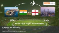 Are you ready to watch the India vs England match, then book your USA to India flight tickets today with FlyBackIndia and enjoy the match. To book your ticket today, call 1-855-999-5757 and you can also mail us at customercare@flybackindia.com. For more information you can also visit our website