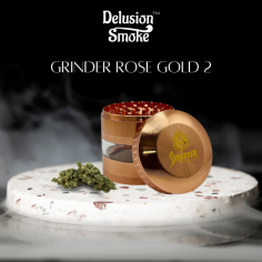 Discover the perfect balance of portability and performance with Delusion Smoke's small weed grinders. Designed to be your discreet and travel-friendly companion, these compact grinders may be small in size, but they're big on results. Crafted with precision and durability in mind, they effortlessly transform your herbs into a finely ground masterpiece, ensuring a consistently smooth and flavorful smoking experience every time. Whether you're on the go or prefer a more inconspicuous solution, Delusion Smoke's small weed grinders are your ticket to hassle-free herb preparation, providing quality and convenience in one tiny, powerful package.