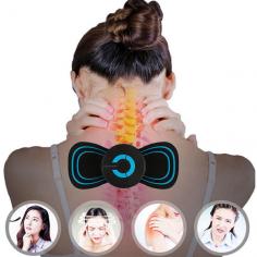 Relax and rejuvenate with Glowvirtue.com Mini Neck Electric Massager! Our unique design helps you to relieve stress and tension with ease. Enjoy a deep massage anytime, anywhere.