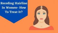 Explore the complete details about receding hairline in women as they do not show usual receding patterns like men. Learn more about the causes prevention & treatment of female & receding hairline