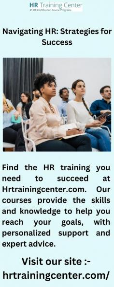 At Hrtrainingcenter.com, we provide comprehensive human resources training that is tailored to your needs. Our experienced trainers will help you stay up-to-date with the latest HR trends and ensure you have the skills and knowledge to succeed.

https://hrtrainingcenter.com/fmla-training-certification-program/online-training