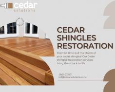 Cedar shingles restoration helps you maintain the integrity of the product

Our team of specialists has over 20 years of experience in cedar and timber maintenance. So, if you are looking for Cedar Shingles Restoration Auckland to restore and recoat your cedar, or if you wish to clad with new cedar and need a coating solution, we are here to help. Get in touch with our experts today.