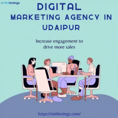 Midinnings is best digital marketing agency in Udaipur providing 360-degree digital marketing services with ROI driven campaigns in Udaipur, Rajasthan, India.

CONTACT US- +91 9460432660  /  +91 637-8652560

OR VISIT OUT WEBSITE - https://midinnings.com/
