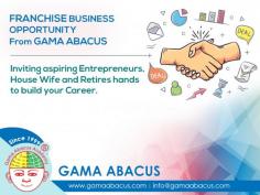   Gama abacus provides franchise business opportunity. Gama Abacus Franchise is  an excellent opportunity for aspiring entrepreneurs who want to invest in a proven and successful concept. It provides abacus, abacus classes, abacus online classes, abacus training, abacus academy, abacus franchise, abacus classes near me.
