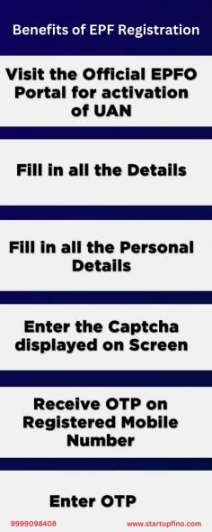 "Ensure compliance and streamline EPF registration with ease. StartupFino offers expert services for hassle-free Employee Provident Fund registration. Get started now!"