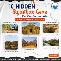 Embark on a unique journey with our Rajasthan Tour Packages. Dive deep into hidden treasures and experience the unexpected with the best tour agency in India! https://indiabycaranddriver.com/blog/10-hidden-gems-youll-discover-with-our-rajasthan-tour-packages/