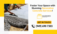 Get Efficient Decorative Concrete Services Today!

Revamp your space with our premier decorative concrete contractor near San Diego, CA! Elevate your home or business with stunning, custom concrete designs. From stamped to stained, SC Concrete create art underfoot. Reach SC Concrete today for expert craftsmanship and unbeatable style!
