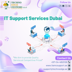 Techno Edge Systems LLC is striving hardly to deliver best IT Support Services in Dubai. Our Expert Team will help you in providing the IT Support abundantly. For More Info Contact us: +971-54-4653108   Visit us: https://www.itamcsupport.ae/