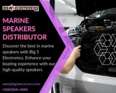 Water and weather resistant marine speakers distributor with friendly staff

Find the perfect deal for Marine Audio Speakers. Big 5 Electronics is the marine speakers distributor that offers a huge range of marine speakers products from Stereo Units to Speakers to Marine Packs, Subwoofers, and even Stereo Unit. Marine speakers are water-resistant and weather-resistant. Shop now here at the best price.