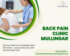 Searching for a Back Pain Clinic Mullingar? Contact us for specialized treatment

If you are constantly searching for a reliable Back pain clinic Mullingar then Westmeath Injury Clinic can be an ideal option for you. We offer a customized treatment plan to each client for our services including Deep Tissue Massage Mullingar, treatment for pain relief, or any other sports injuries.
