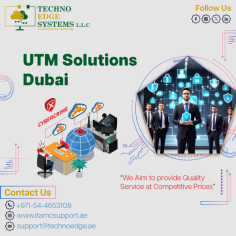 Techno Edge Systems LLC is the best service provider of UTM Solutions Dubai. We deal with different kind of software to deal with threats in a best way. For More info Contact us: +971-54-4653108  Visit us: https://www.itamcsupport.ae/