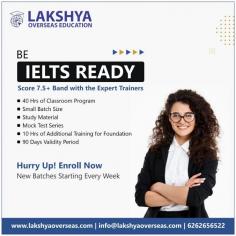 Lakshya Overseas Education is the Best IELTS Coaching in Indore. Top mentors to help students to succeed. Identify your ability with us to build your dreams. We provide customized study plans for students as well as working professionals. Join us and get the best IELTS coaching available! For Take a Demo Class plz Contact - 6262656522 and Visit us - https://maps.app.goo.gl/EcCBZwc7gRh6PaWWA
