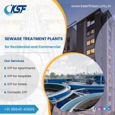 Looking for STP Services in Bangalore? We provide STP, or sewage treatment plant, maintenance, and service for residential and commercial clients. Contact Keerthi Security & Facility Management Services to know more about it!

