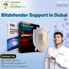 Techno Edge Systems LLC is the Top Notch Supplier of Bitdefender Support in Dubai. We offer a wide range of solutions to support your organization security. For More Info Contact us: +971-54-4653108   Visit us: https://www.itamcsupport.ae/