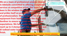 Window Cleaner Adelaide