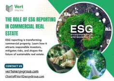 Discover the significance of ESG reporting in commercial property. Enhance your reputation, attract investors, and reduce costs through sustainable practices.