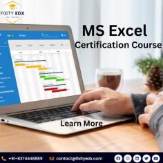 Master the essentials of Microsoft Excel with our MS Excel Certification Course to boost your productivity and analytical capabilities.
