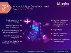Explore the top 20 Android app development trends in 2024, including emerging technologies, design philosophies, and user engagement strategies, to position your app for success in the evolving Android ecosystem.