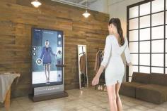 In retail, virtual mirrors may become the next frontier of personalization and customer experience enhancement. A virtual mirror is a conventional mirror with a display behind the glass. Equipped with computer vision cameras and AR, virtual mirrors can show a range of contextual information, which helps customers connect with the brand better. These are some of the companies doing wonders in virtual fitting Technology
https://www.tagxdata.com/what-is-virtual-fitting-room-and-its-future-in-retail-industry

