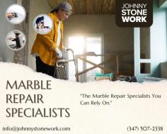 Contact us and you'll know how to repair damaged marble surface

It doesn’t matter at all your worktops are chipped, cracked, stained or scratched, simply call us for marble table maintenance and you’ll enjoy our professional marble repair NYC. We understand that it is very common for the corners and edges of marble table to chip, so if you opt for our cracked marble table repairs, you will certainly enjoy the service. We know how to prolong the lifespan of your natural stones, so depend on us when you don't know how to repair damaged marble surface.