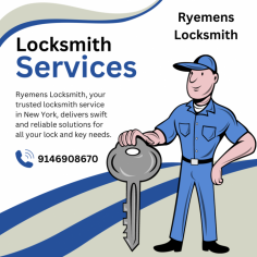 Emergency Locksmith Service in NYC | Ryemens Locksmith


Ryemens Locksmith delivers swift and reliable emergency locksmith services in New York City. Our expert team ensures a prompt response 24/7, addressing lockouts, key replacements, and security concerns. Trust Ryemens for efficient and professional locksmith solutions, securing your peace of mind in critical moments. Your safety is our priority – count on Ryemens Locksmith when every second matters.  Contact us at : 9146908670 to more information.
