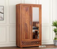 Buy Cambrey 2 Door Wardrobe with Mirror (Honey Finish) Online at Wooden Street.

https://www.woodenstreet.com/almirah-design
