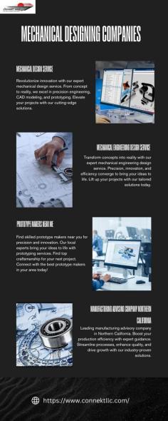 Are you looking for professional mechanical design services? Connekt offer innovative solutions to bring your ideas to life. From concept to reality, trust us for precision and reliability in every design. Lift up your projects with our trusted mechanical engineering expertise.