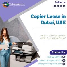 Copier Lease Dubai, Leasing or renting Copiers is an alternative form of investment that is good in numerous ways in terms of business For more info about Copier Lease Dubai Contact VRS Technologies 0555182748. Visit https://www.vrscomputers.com/computer-rentals/copier-rental-in-dubai/