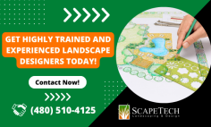Get Innovative Landscape Design Service Today!

At Scape Tech Landscaping & Design, our landscaping design services bring environments to life with perfect personality. We take the time and effort to make sure your landscape is perfectly suited to your unique wants and needs. Let your home’s personality and beauty shine through with breathtaking landscape design. Get in touch with us!
