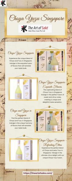 Are you looking for a delightful twist? Find the vibrant taste of Choya Yuzu in Singapore. Our unique yuzu-infused liqueur offers a refreshing experience like no other. Choose the perfect blend of citrusy zest and smooth liqueur, adding a touch of Japanese elegance to your moments. Increase your gatherings with the enticing flavor of Choya Yuzu. Cheers to a taste that transcends ordinary! Find the best Choya Yuzu in Singapore and indulge in a world of extraordinary flavors. Unleash the citrus magic that will leave your taste buds craving for more. Order now and savor the essence of Choya Yuzu in every sip, making your occasions truly special.