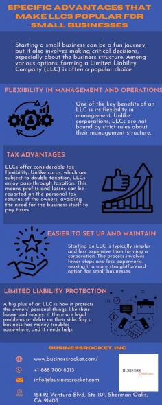 Starting a small business can be a fun journey, but it also involves making critical decisions, especially about the business structure. Among various options, forming a Limited Liability Company (LLC) is often a popular choice. 

https://www.businessrocket.com/manage/tax-services/
