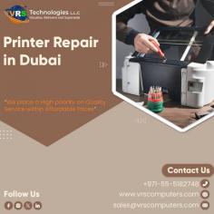 Printer Repair Dubai, VRS Technologies LLC offer our clients quality Printer Repair and maintenance services in Dubai at affordable prices in the market. For More info about Printer Repair Dubai Contact VRS Technologies LLC 0555182748. Visit https://www.vrscomputers.com/repair/printer-repair-services-in-dubai/