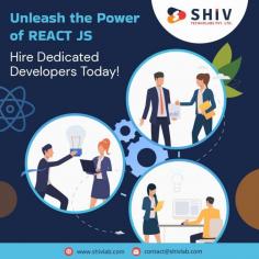 Experience the full potential of React JS by hiring dedicated developers today! At Shiv Technolabs, we offer a team of skilled and dedicated React JS developers ready to transform your ideas into reality. Harness the power of this cutting-edge technology and elevate your web and mobile app projects to new heights.
