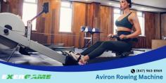 Discover the ultimate full-body workout with the Aviron Rowing Machine. Dive into the world of immersive fitness as you row your way to success with cutting-edge technology and ergonomic design. Contact at (847) 963-8969 for more details.