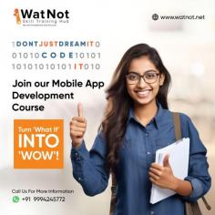 Dreaming of a career in mobile app development?
Make it a reality with our specialized course! Learn the ropes, unlock your potential, and be a part of the dynamic world of app creators.
Ready to code your dreams into existence?
Enroll today and embrace the path to app development success!
