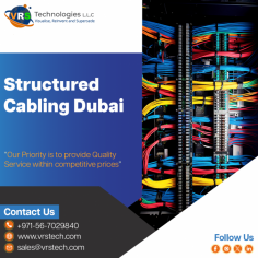 VRS Technologies LLC offers the independent services of Structured Cabling Dubai. We have professional engineers to customize the cabling services. For More info Contact us: +971 56 7029840 Visit us: https://www.vrstech.com/structured-cabling-services.html