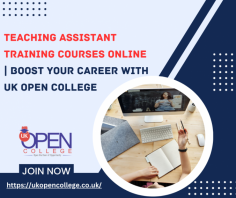 Looking to advance your career as a Teaching Assistant? Discover our comprehensive and flexible Teaching Assistant Training Courses Online offered by UK Open College. With our courses, you can gain the necessary skills and knowledge to effectively support teachers and students in various educational settings. Join us now and unlock new opportunities in the field of education.