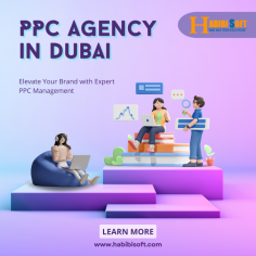 Habibisoft is a leading agency for PPC management in Dubai and is the best choice for comprehensive PPC services. Our dedication to excellence and innovation helps us deliver unparalleled results, making us the go-to advertising agency for businesses seeking effective PPC solutions.
Our team of seasoned professionals excels as a PPC agency in Dubai, offering top-notch PPC management services. We are proficient in optimizing PPC campaigns, ensuring maximum visibility and engagement for your brand. Our PPC experts tailor solutions to meet your unique needs, whether you're looking for targeted keyword strategies or compelling ad creatives.
In the dynamic landscape of online advertising, Habibisoft remains at the forefront, providing cutting-edge PPC services in Dubai. We integrate industry best practices with a deep understanding of market trends, making us the preferred choice for businesses looking to enhance their online presence.
At Habibisoft, we understand the significance of effective PPC management in driving business success. Our dedicated team works tirelessly to analyze data, refine strategies, and maximize ROI for every client. As the best PPC agency in Dubai, we take pride in delivering measurable results that align with your business objectives.
Our agency is the top choice for PPC management in Dubai, providing a complete range of services to enhance your online advertising endeavors. Collaborate with us for exceptional proficiency and a dedication to advancing your business in the fiercely competitive digital realm.
