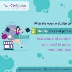 Experience a seamless transition to success with CartCoders, the top Shopify migration company. Migrate your website to a Shopify store and unlock the features and control necessary for unprecedented business growth. Trust in our expertise for top-notch Shopify migration services, ensuring a smooth and empowering journey for your online business.