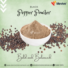 Elevating every dish with the bold kick of black pepper powder! 