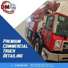 At DM Sarpanch Washing INC, we understand the importance of making a lasting impression on the road. That's why we're here to offer you top-notch commercial truck detailing services that will leave your fleet looking immaculate and professional.

Call us at +1 204-890-5361 or visit our website at https://dmsarpanchwashing.ca to schedule your appointment. Your trucks deserve the best!