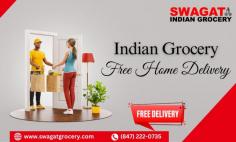 Experience the convenience of Indian grocery free home delivery! Explore a diverse range of authentic spices, fresh produce, and pantry essentials, all delivered to your doorstep at no extra cost. Shop hassle-free for your favorite Indian flavors and culinary delights from Swagat Indian Grocery.