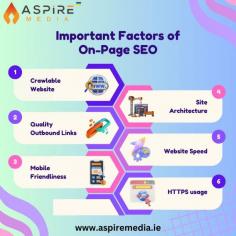 Another crucial element of on-page SEO is the creation of high-quality content. Content that is informative, engaging, and valuable to the target audience not only attracts more visitors but also encourages them to spend more time on the website. This, in turn, signals to search engines that the website is providing valuable information, resulting in improved rankings.
https://aspiremedia.ie/seo-dublin/



